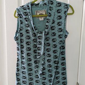 Effie's Heart Ladybug Print Sleeveless Shirt